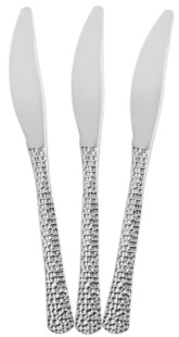 Ножи, Арт Деко, Серебро, Металлик, 20 см, 10 шт. в упак. 